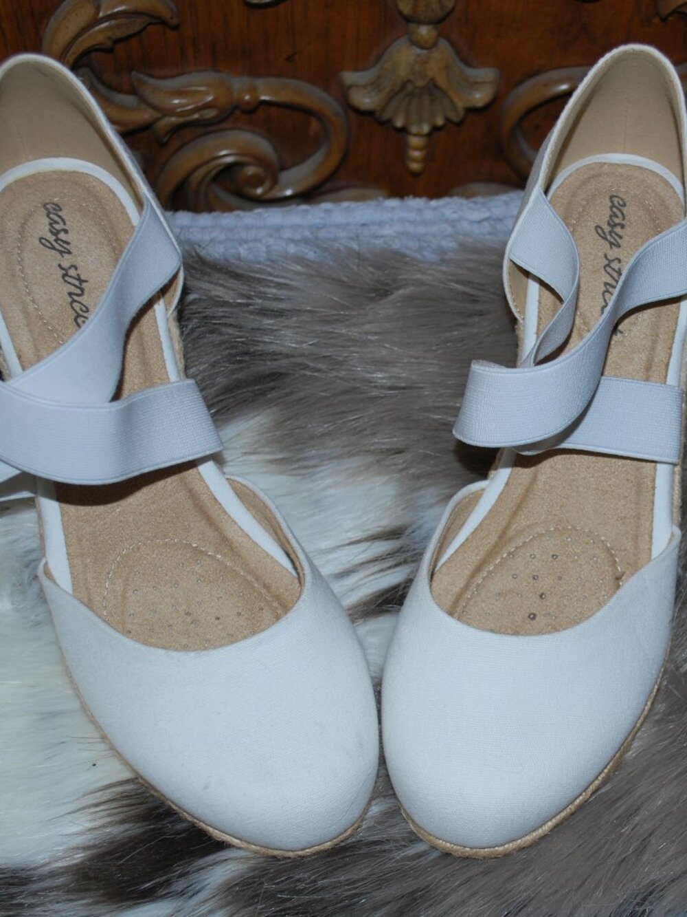 East Spirit White Espadrille